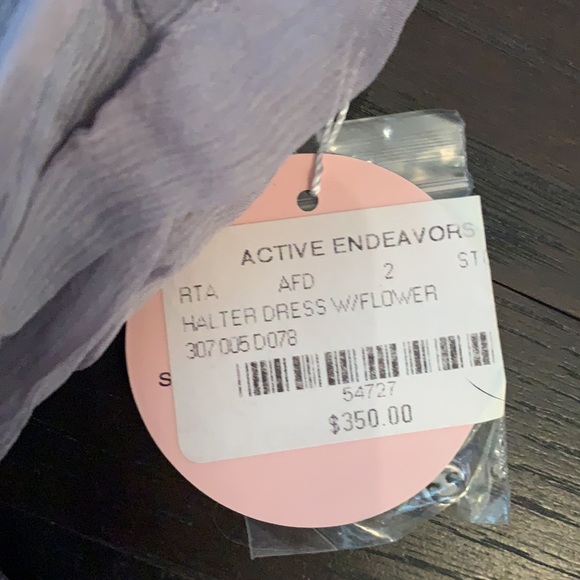 REBECCA TAYLOR HALTER DRESS - Picture 2 of 3